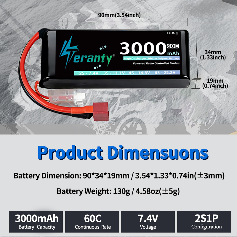 Аккумулятор LiPo TERANTY 2S 30 – обзор и цена Drone Battery 3S