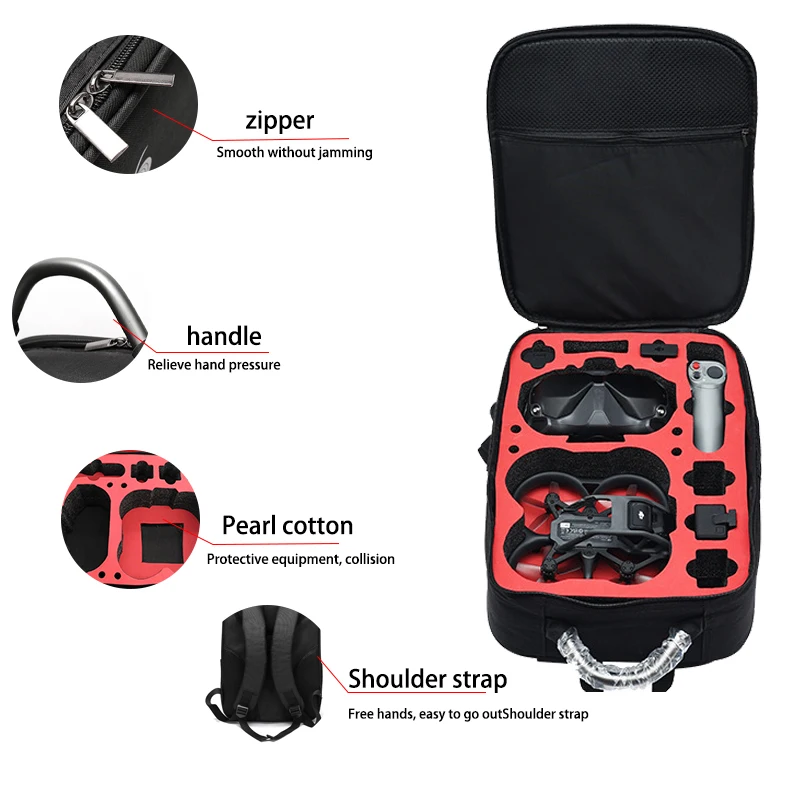 Портативный чехол, рюкзак, ней – обзор и цена Drone Battery Case